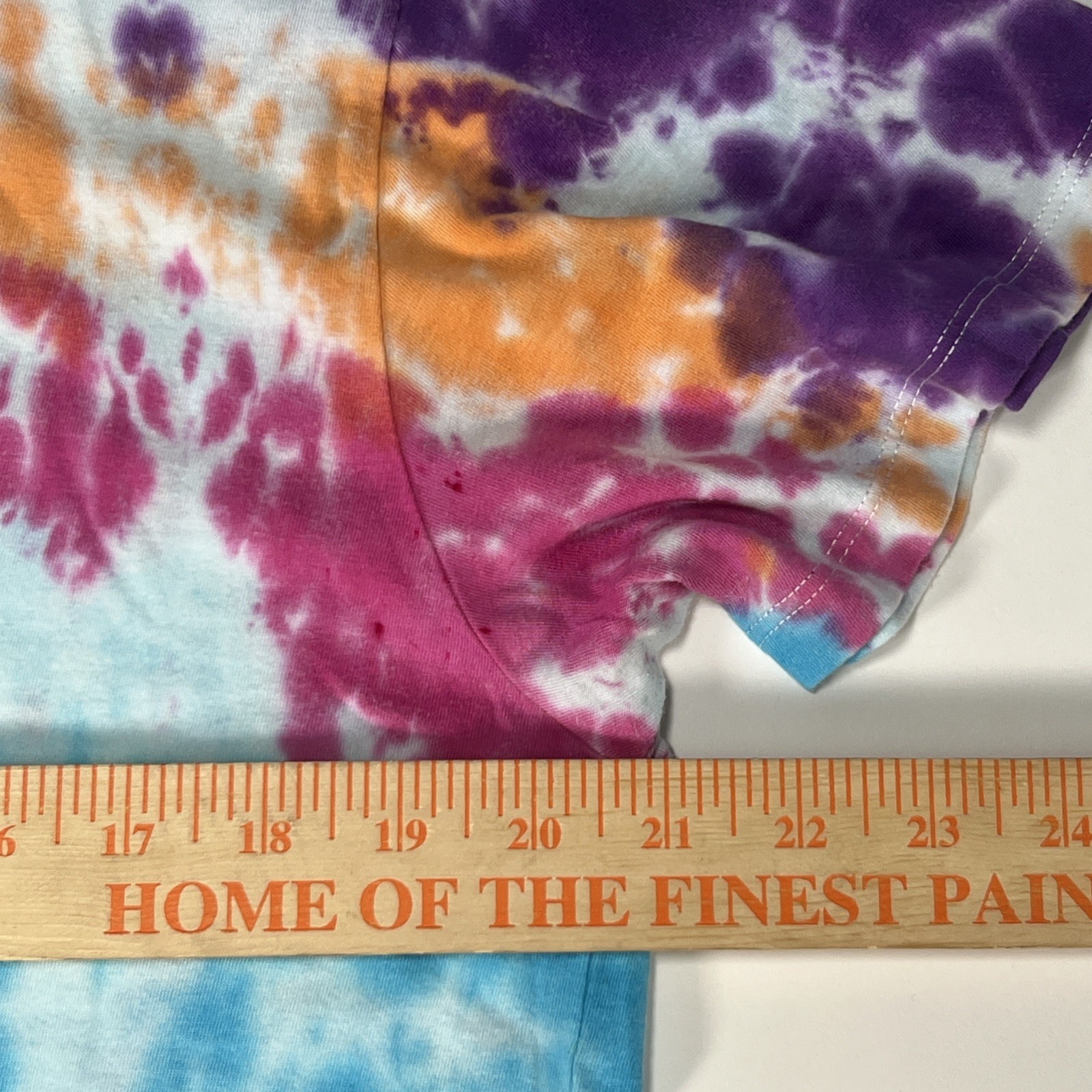Herman Homme Pierced Lip Soft T-shirt Tie Dye XL Crew Neck Total Tiedye Pattern gallery
