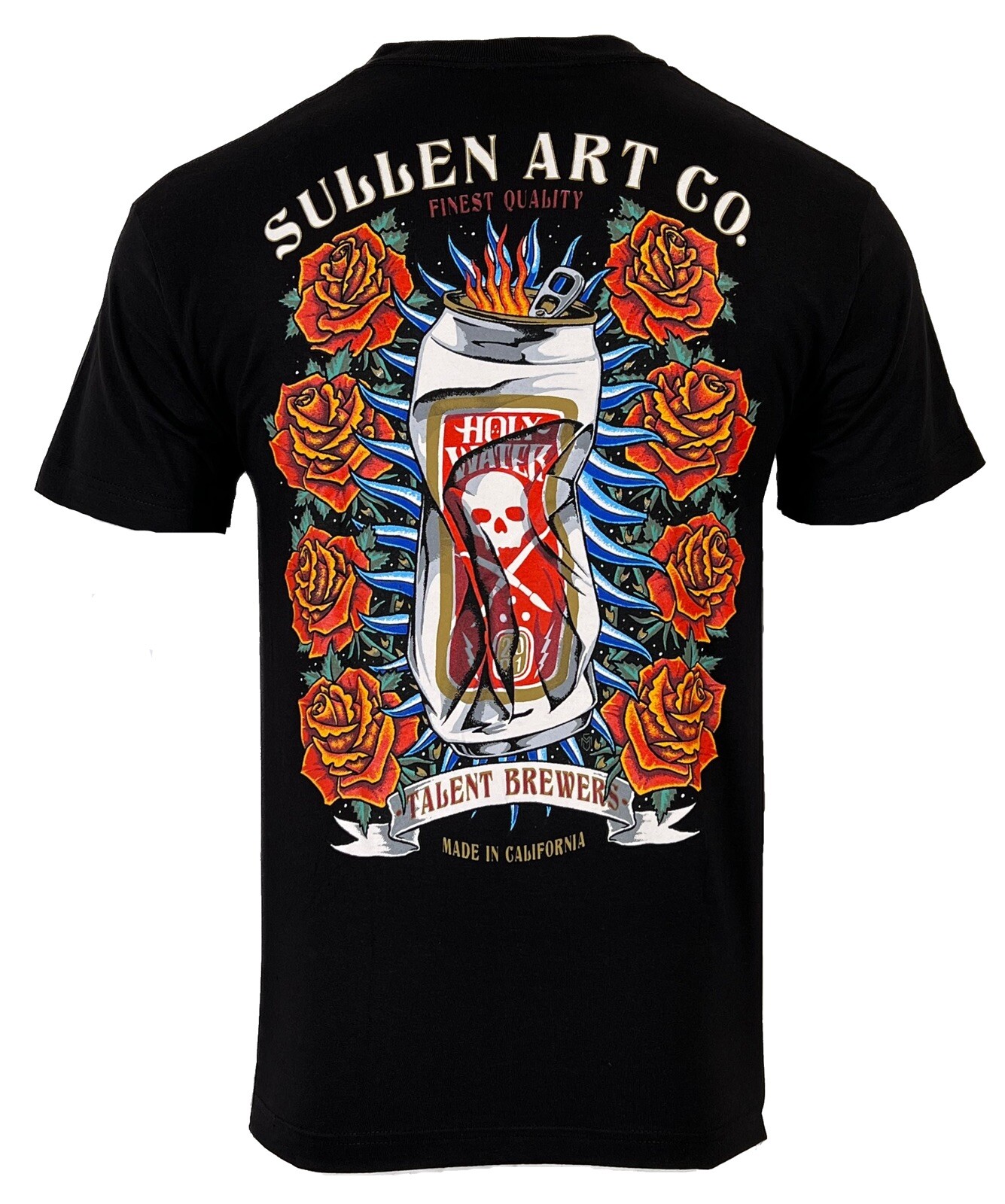 Sullen Men's T-shirt HOLY WATER Tattoos Urban Design Premium Quality gallery
