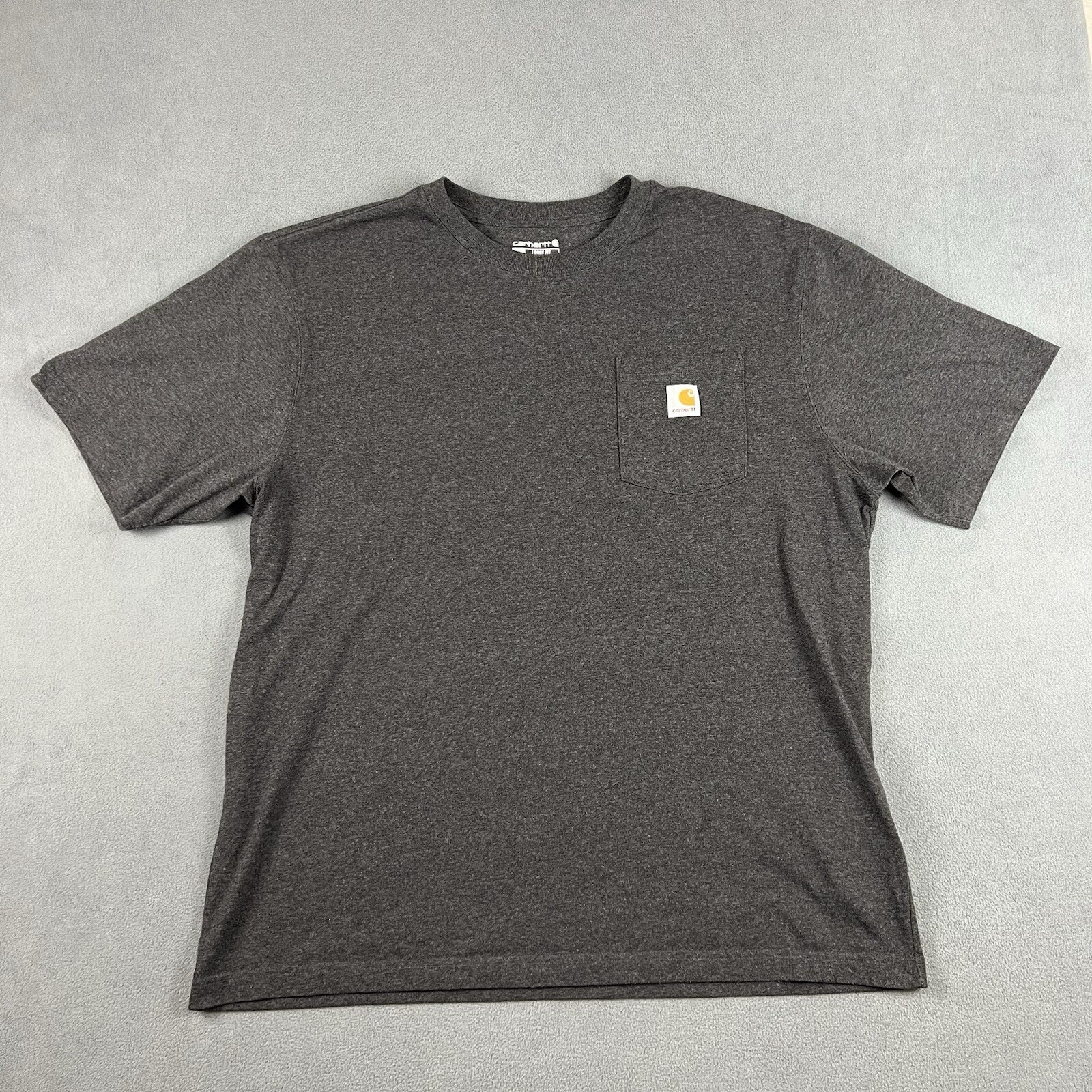Carhartt Shirt Mens Extra Large Gray Relaxed Fit Chore Workwear Pocket Tee gallery