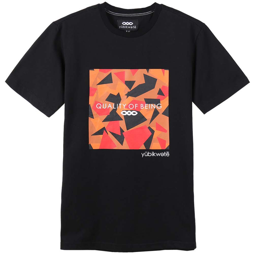 2025 Geometric Pattern Tee Yubikwete - Unisex Crew Neck Solid Color Cotton gallery