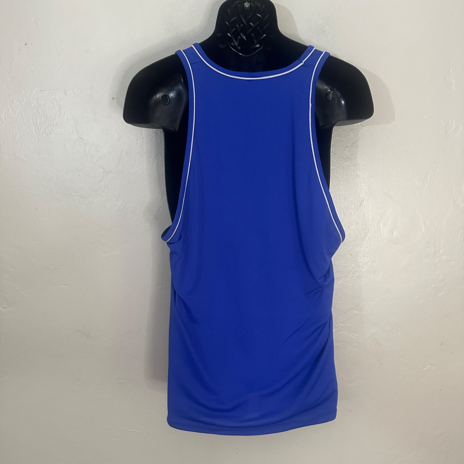 Tulio Tank Top Large Gently worn 100% polyamide pinpoint mesh 21" armpits gallery