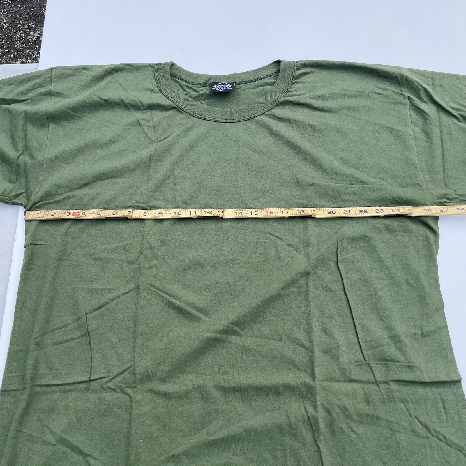 ARMY SOLID OD GREEN PLAIN MENS ROTHCO T-SHIRT 2XL - 3XL gallery