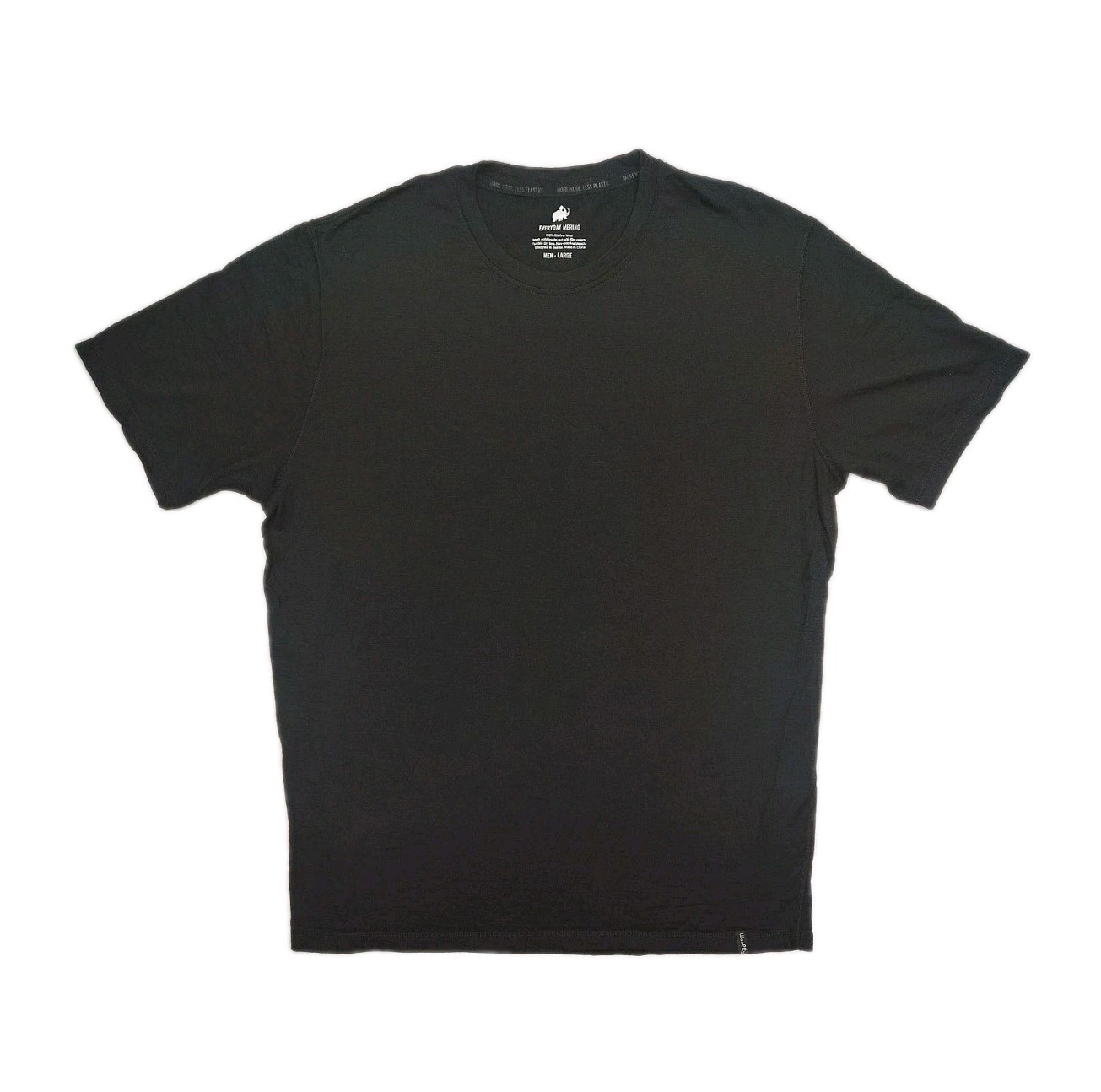 Woolly Everyday Crew Tee Tshirt Mens Large 100% Merino Wool Performance Outdoor