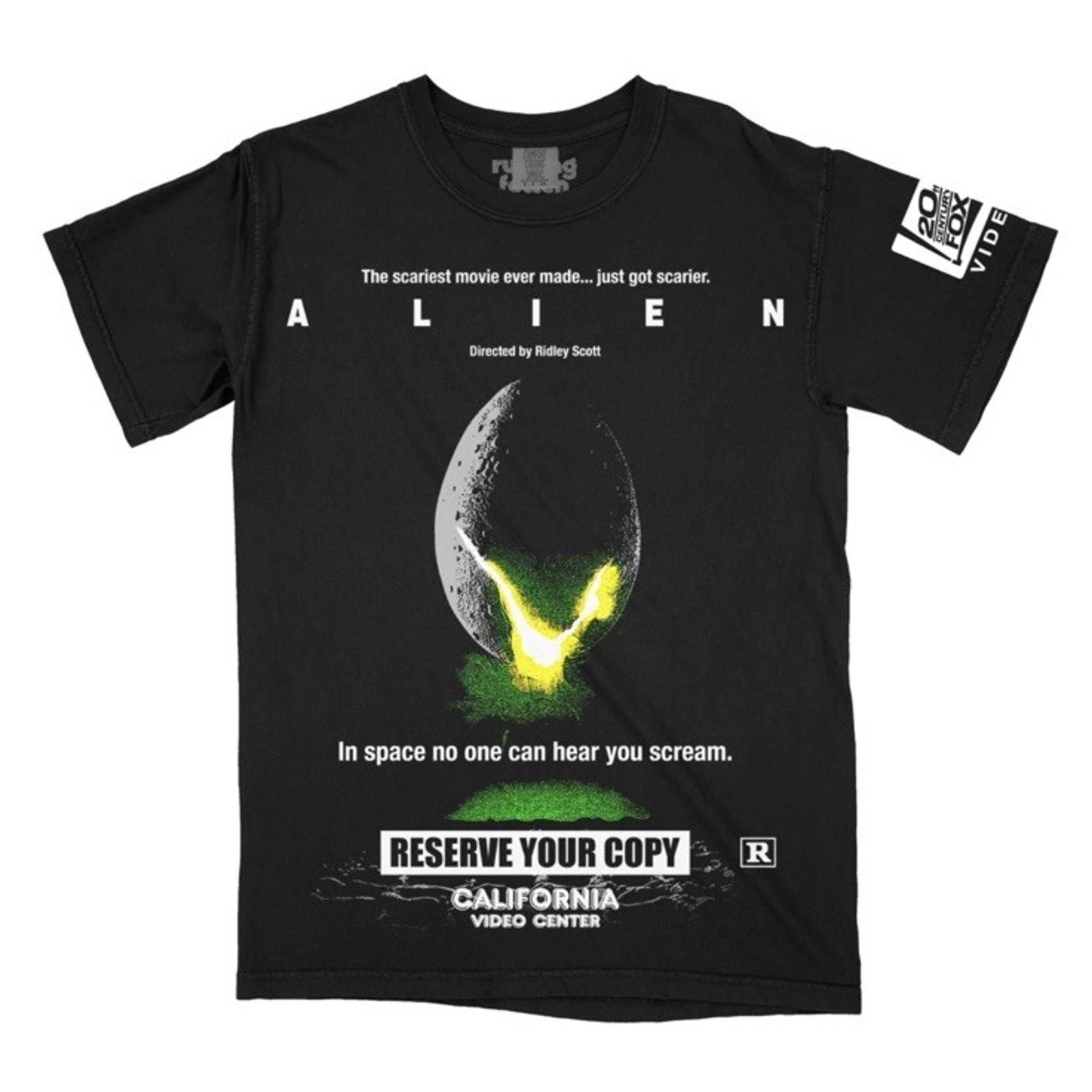 Rucking Fotten Alien 20th Anniversary T-Shirt Double Sided Shirt LARGE VERY RARE