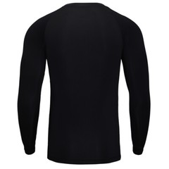 Men Thin Long Sleeve Underwear Johns Winter Sport Basic Crew Tops Shirt No Plush