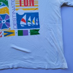 TeeJays Hef-T Single Stitch Air Waves 1988 Destination Graphic XL T-shirt