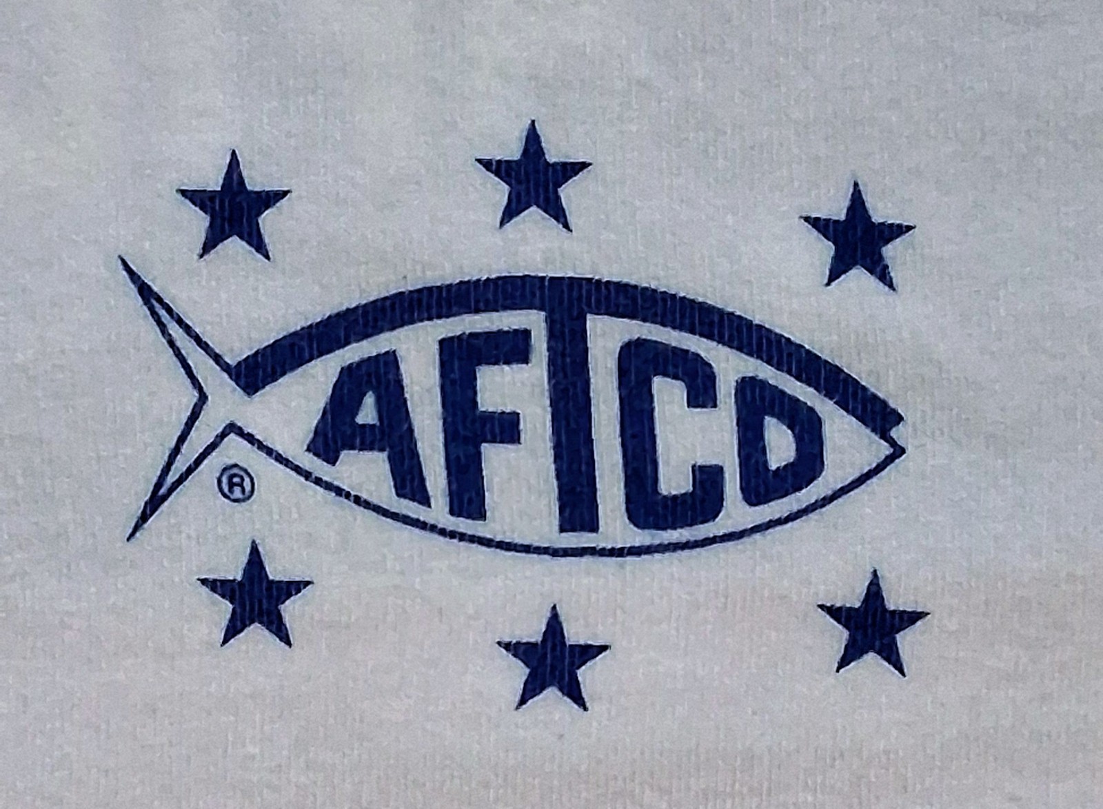 AFTCO Long Sleeve Stretch T Shirt Graphic Logo USA Offshore MED Cott/Poly/Spandx gallery