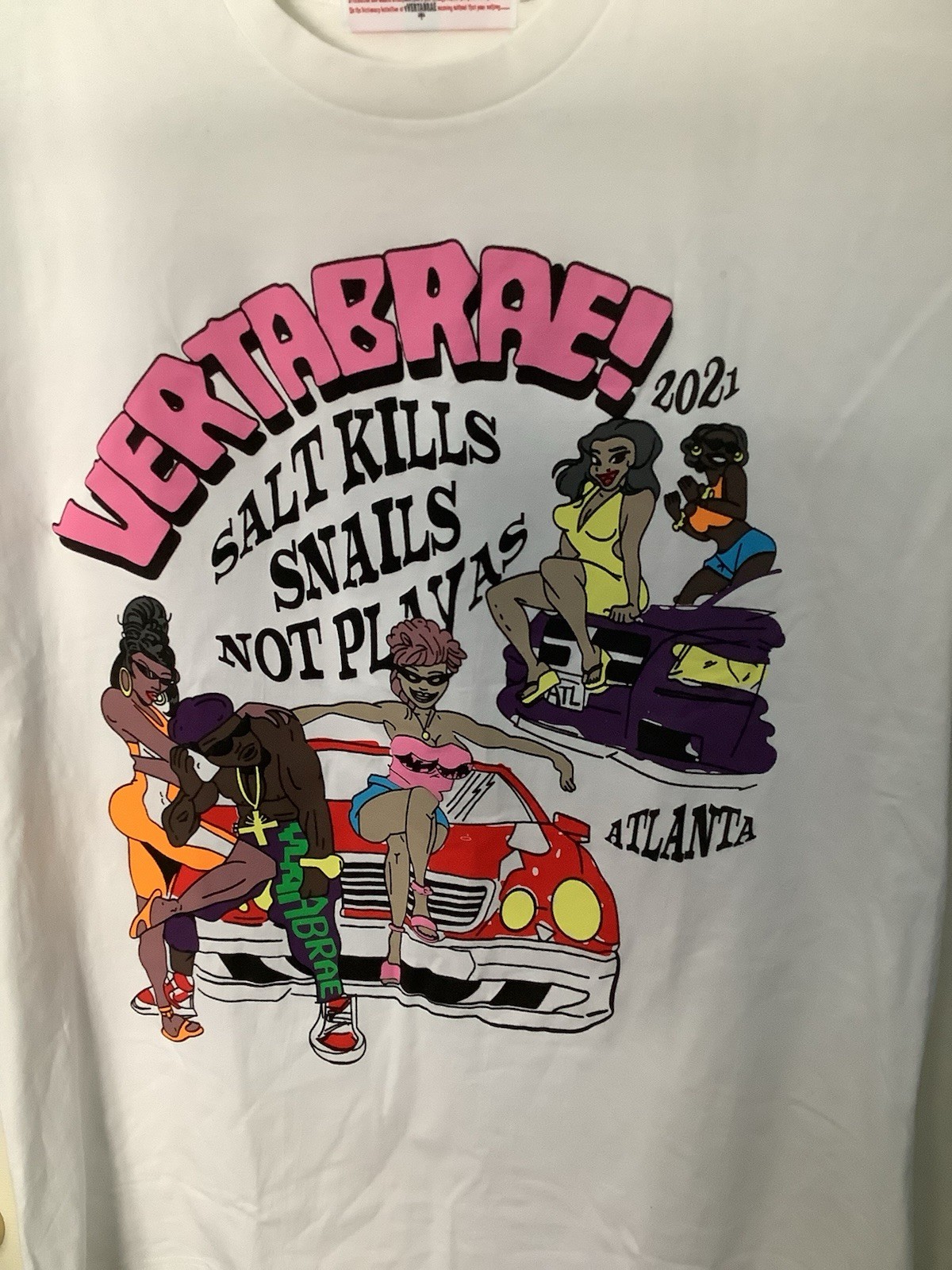 Graffiti Vertabrae Pop Up T Shirt Sz XL gallery