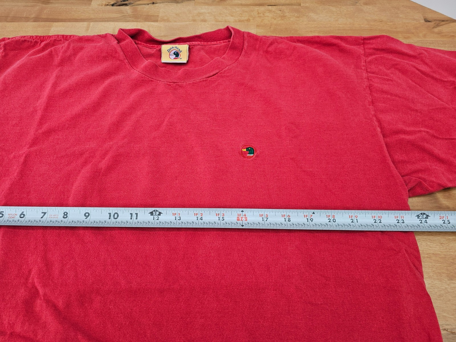 Vintage Duck Head Single Stitch Size T-shirt Made in USA Large, See Measurement gallery