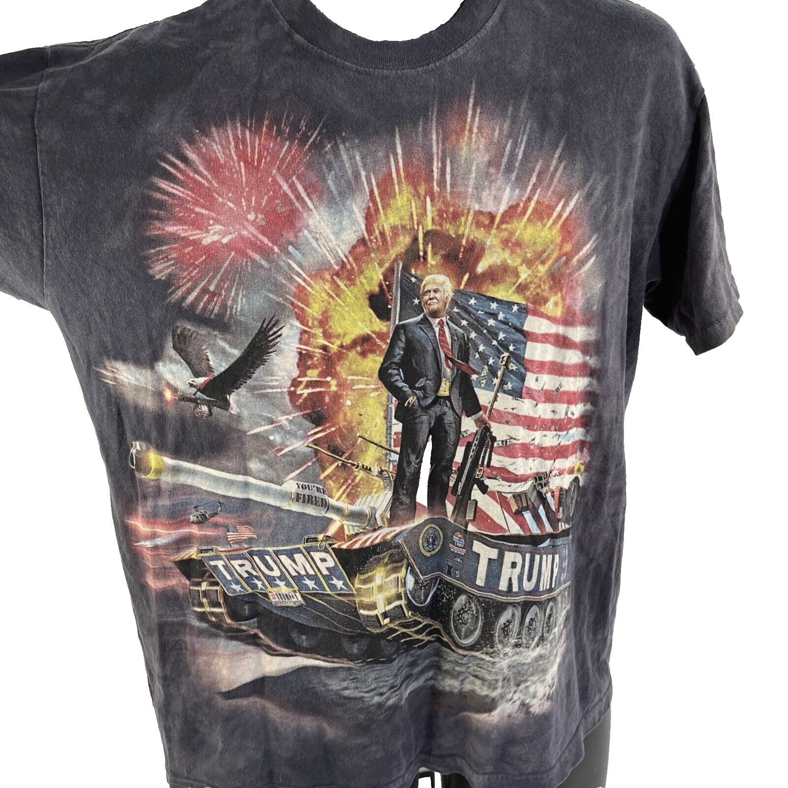 Mens The Mountain Donald Trump Americana T-Shirt Sz M Discontinued Tie-Dyed gallery