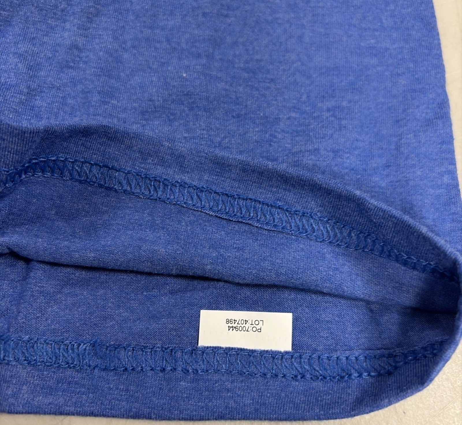 District Perfect Tri DTG Crew-Neck Adult T-Shirt Short Sleeve Blue Size L New gallery