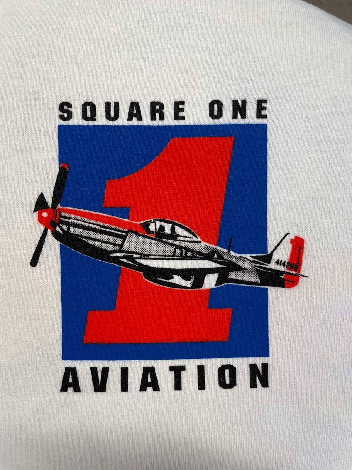MAN-O-WAR P-51 MUSTANG SQUARE 1 AVIATION TSHIRT 2XL GILDAN PRINTED USA gallery