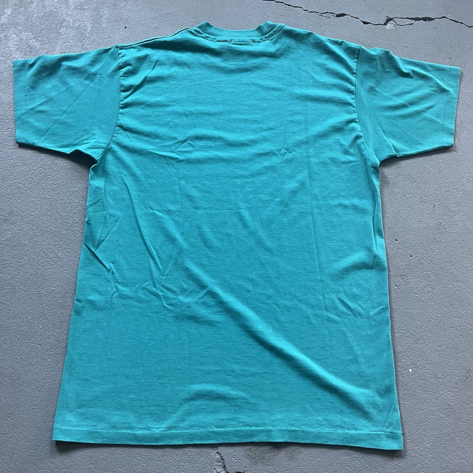 1989 Diver Lobster Funny Graphic T-Shirt Aqua Blue Scuba Diving Ocean Size Large gallery