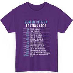 Senior Citizen Texting Code Cool Funny Old People Fun Unisex Crewneck Sweatshirt