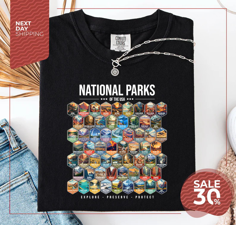 National Parks Comfort Tee US Park Lover Gift Nature gallery