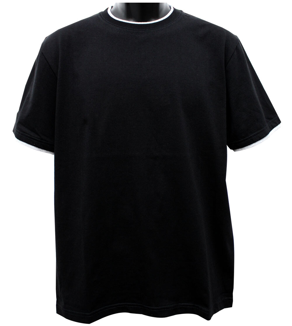 IBS 2 TONE COLOR MENS SHORT SLEEVE T SHIRT gallery