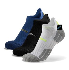 Coolmax Viscose Compression Running Socks 3 Pairs Ankle Low Cut Athletic Anti…