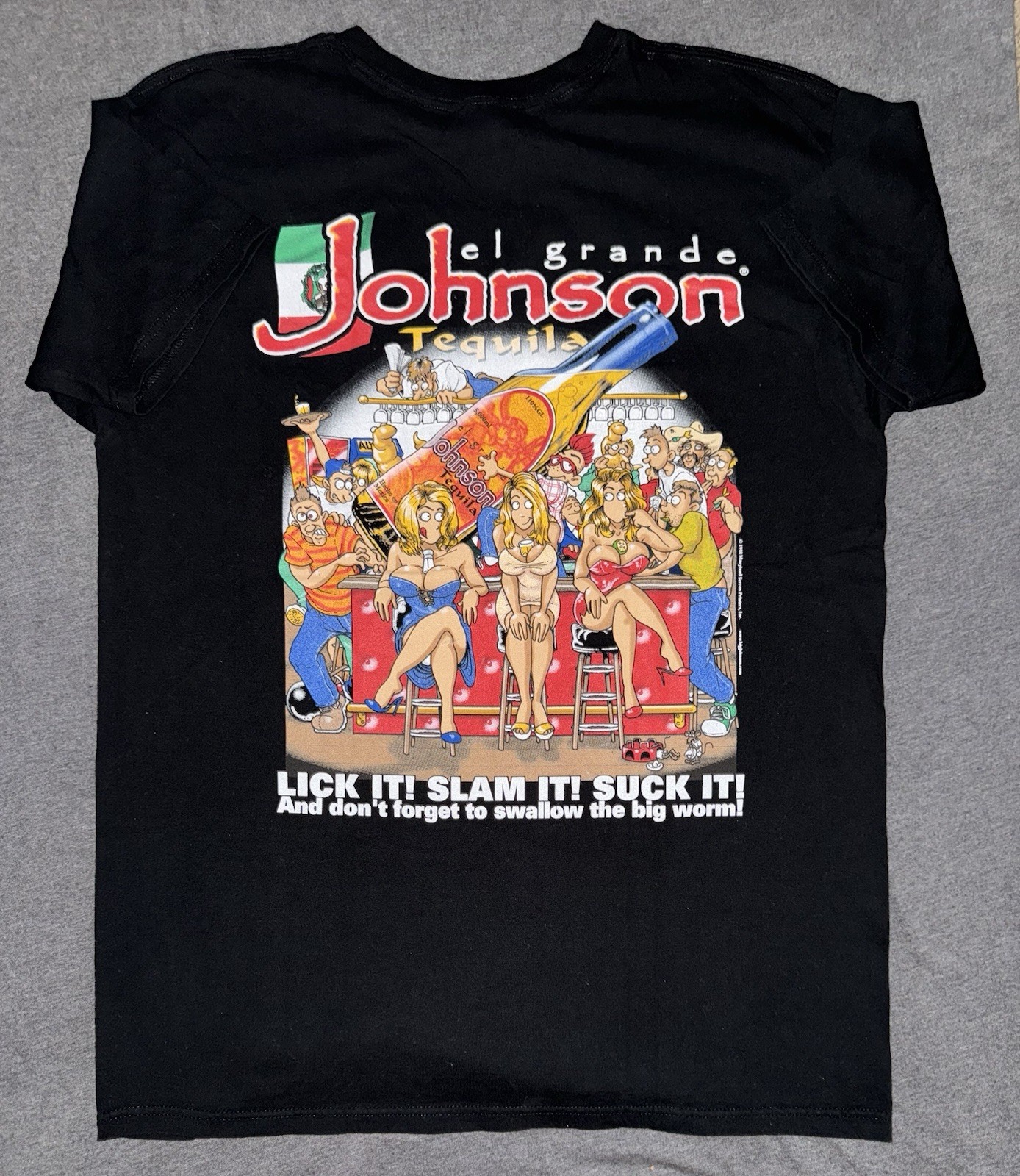 Big Johnson El Grande Tequila T-shirt Size XL X-large TT1