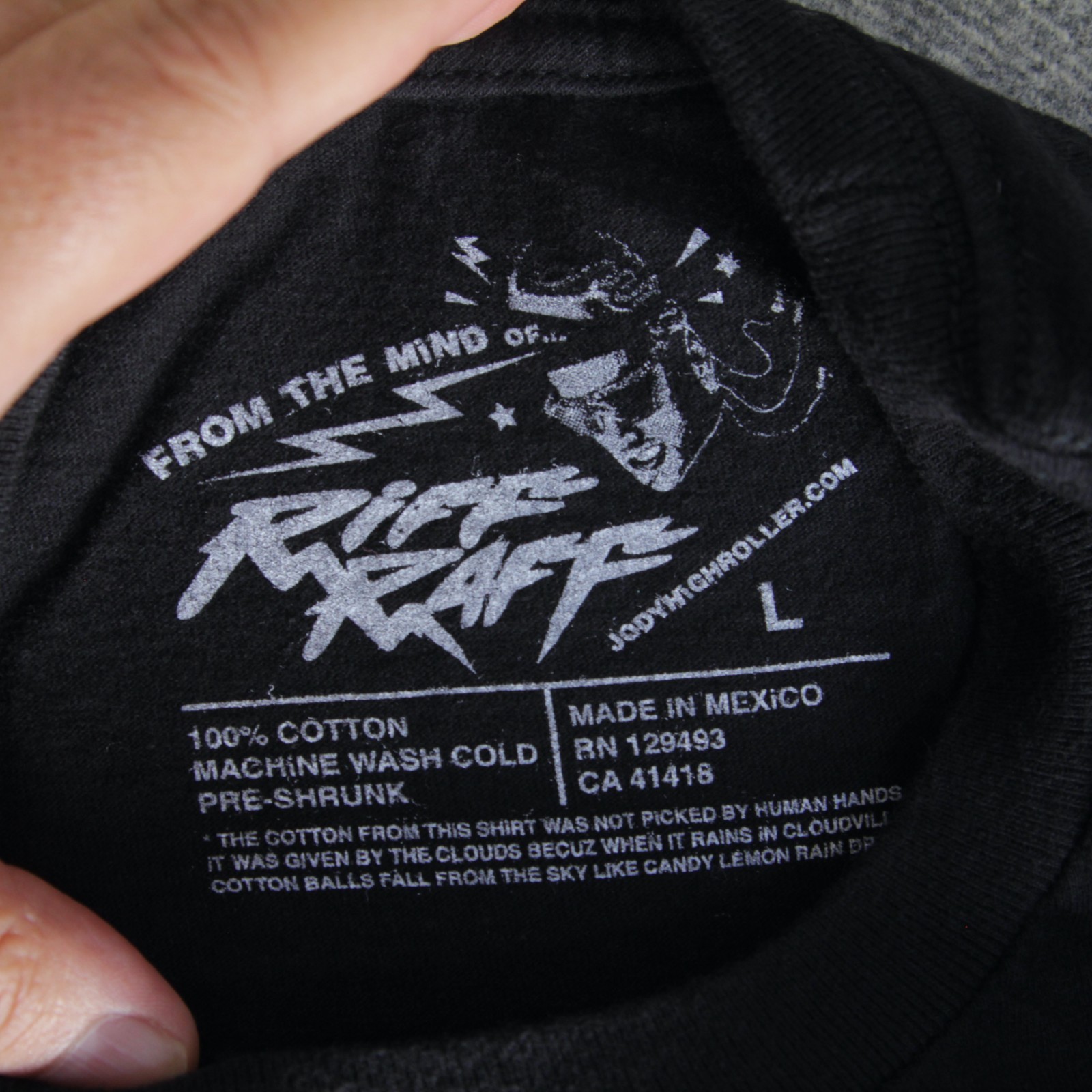 RiFF RAFF T Shirt L Jody Highroller Jawwdinz Merch Grinch EDM Trap Rap Band Tee gallery