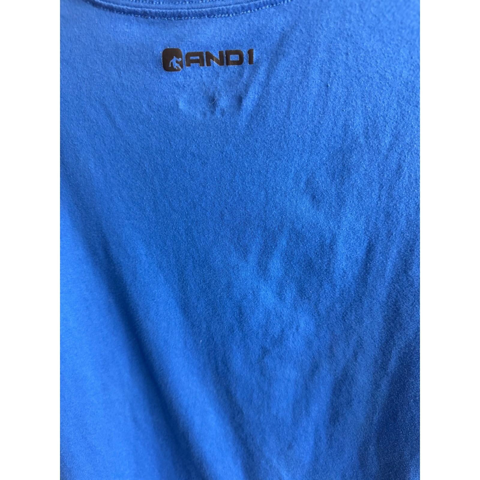 AND1 Mens Royal Blue Graphic Basketball T-Shirt Slam Dunk Streetball Tee gallery