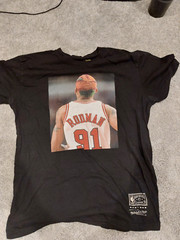 Various Black T-shirt with printing size L in one set