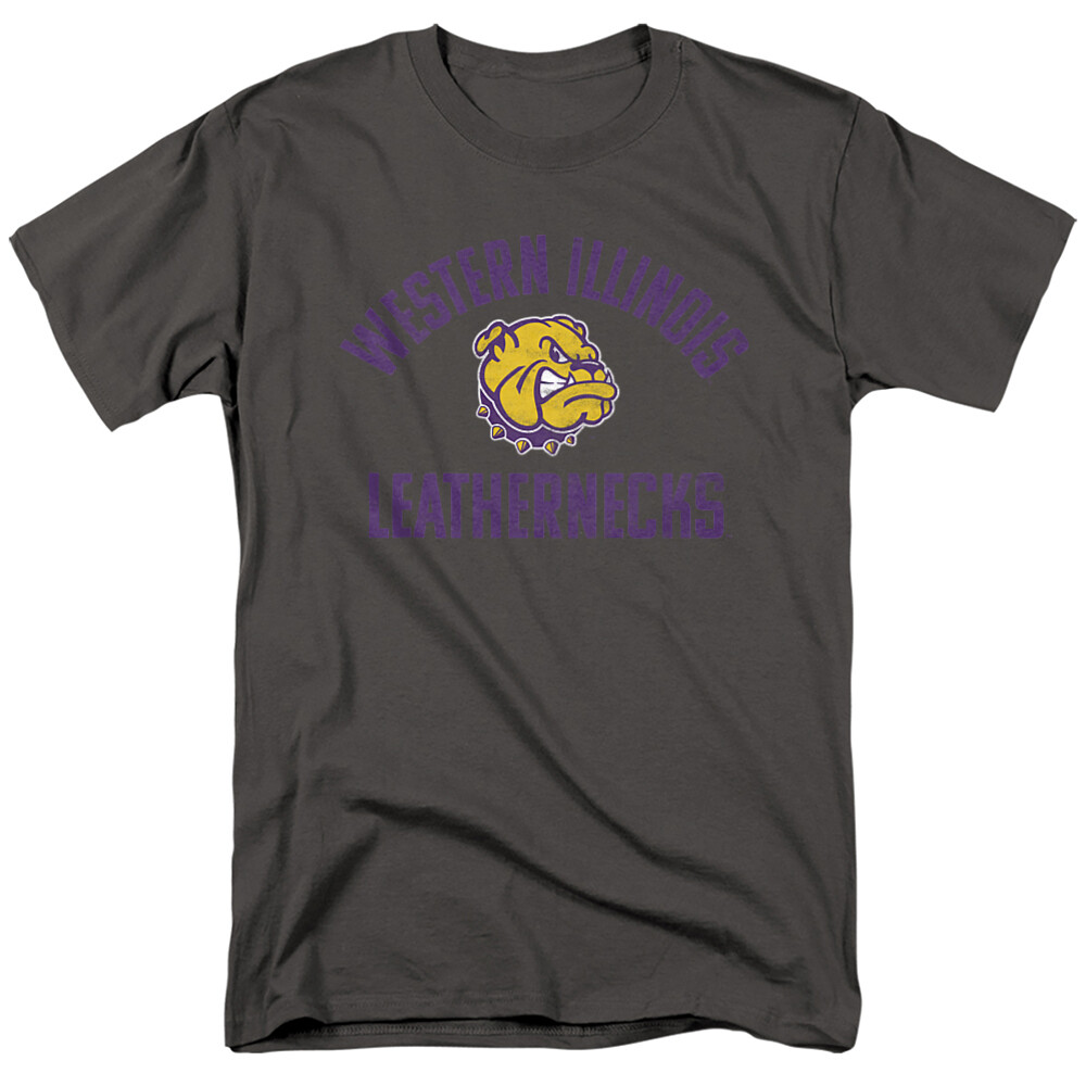 WIU Adult T-Shirt Leathernecks Logo, Charcoal, S-5XL gallery