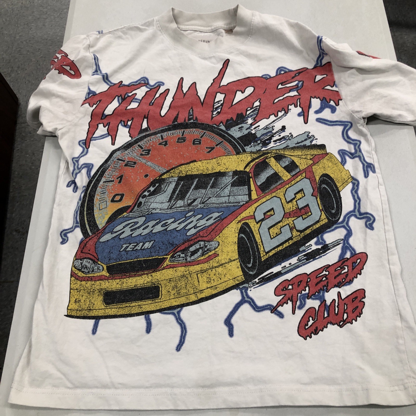 NASCAR Thunder Speed Club Pacsun T Shirt Small Racing Team 2022 See Measurements gallery