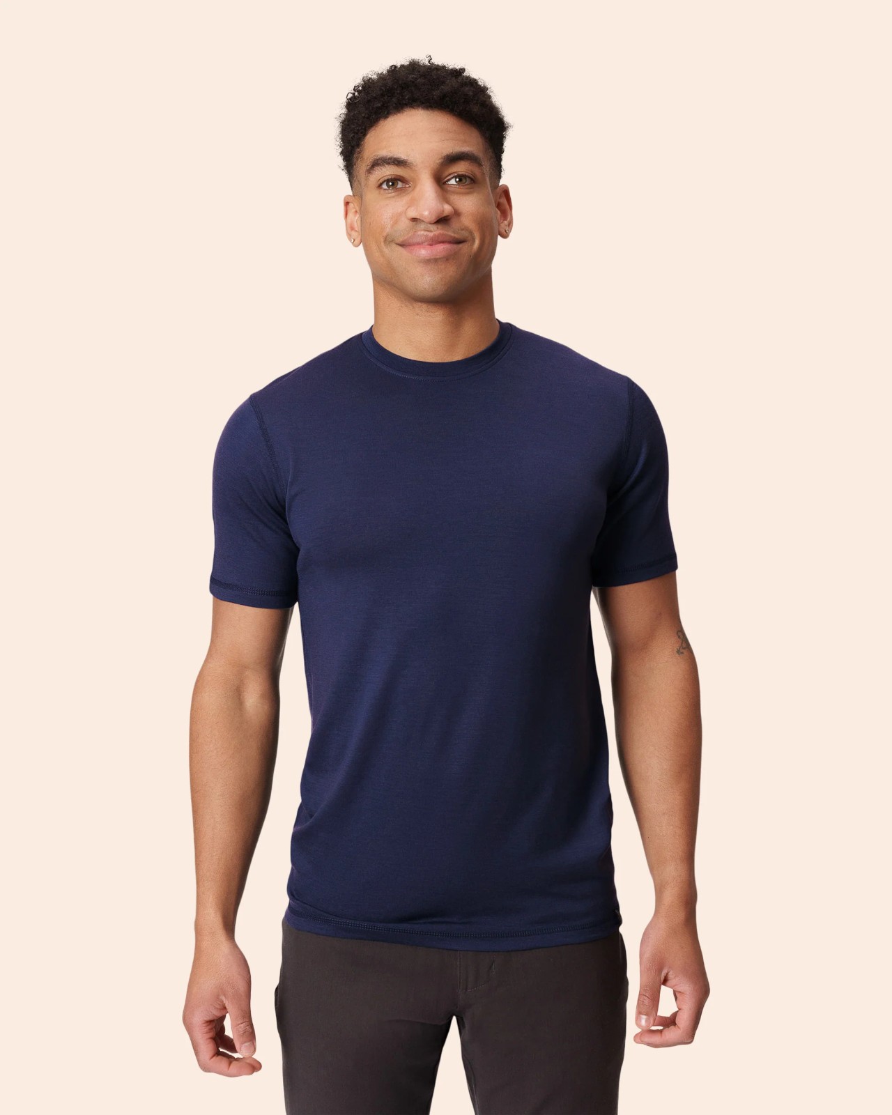 NWT Woolly Clothing Co. 100% Merino Wool Everyday Crew Neck T-Shirt Tee 175GSM gallery