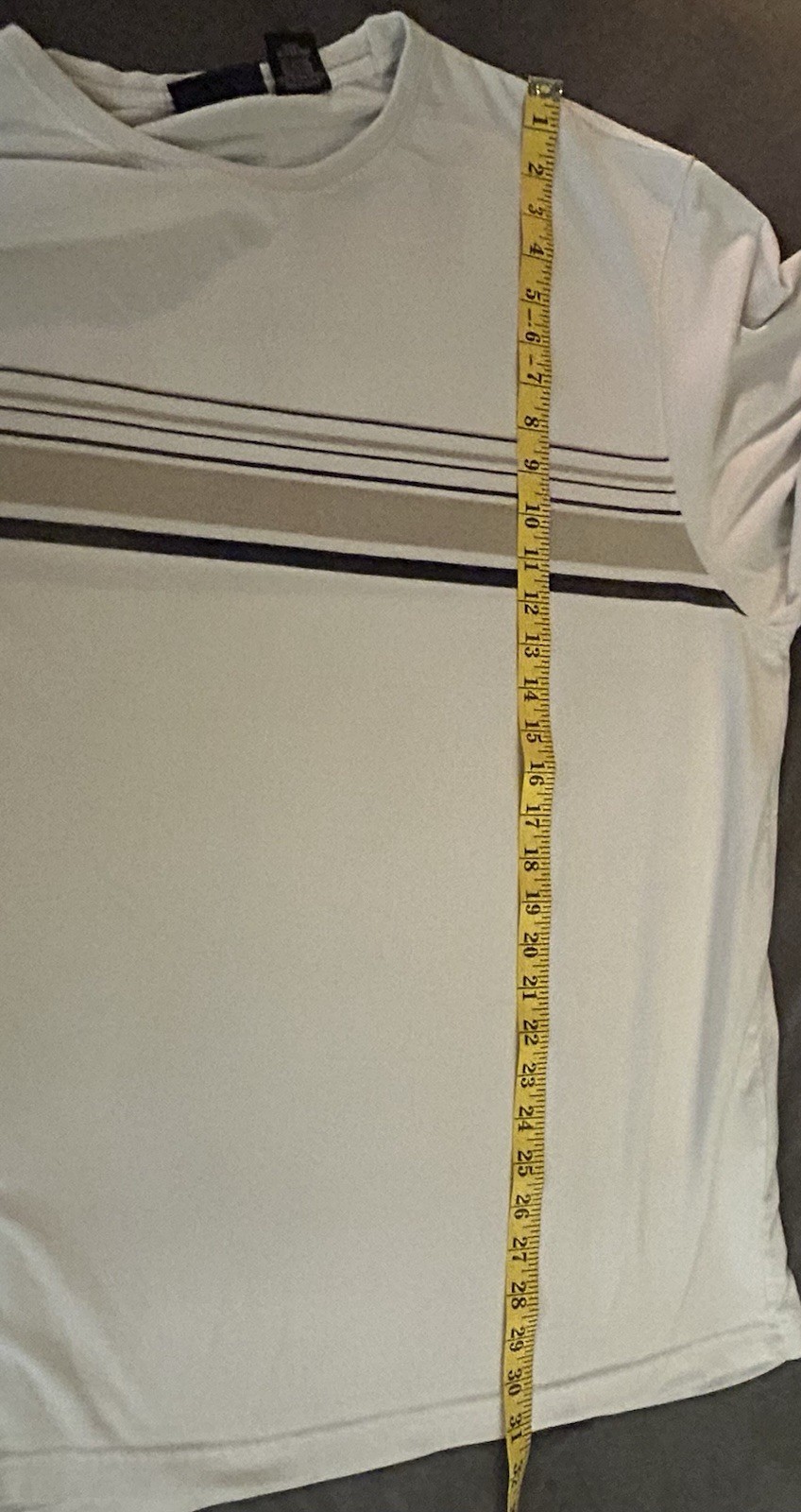 Puritan Striped Tee Shirt 3XL Comfort Easy Care Some Wear Around Neck See Pics gallery