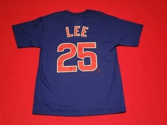 Chicago Cubs MLB #25 Lee Tee Shirt Medium Blue Baseball NWT FREE SHIPPING