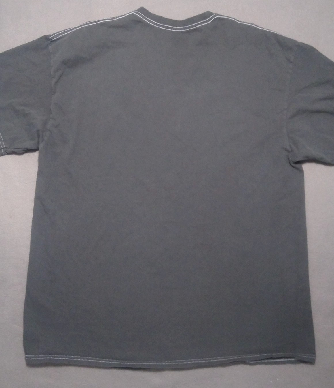 Nirvana Shirt Mens Large 44" Gray Multicolor Smiley Face Band Tee Grunge Rock gallery