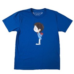 Kai Kai Fu Shi Blue Graphic Anime Chibi Character T Shirt Mens M L