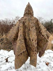 Camouflage poncho cloak cape!