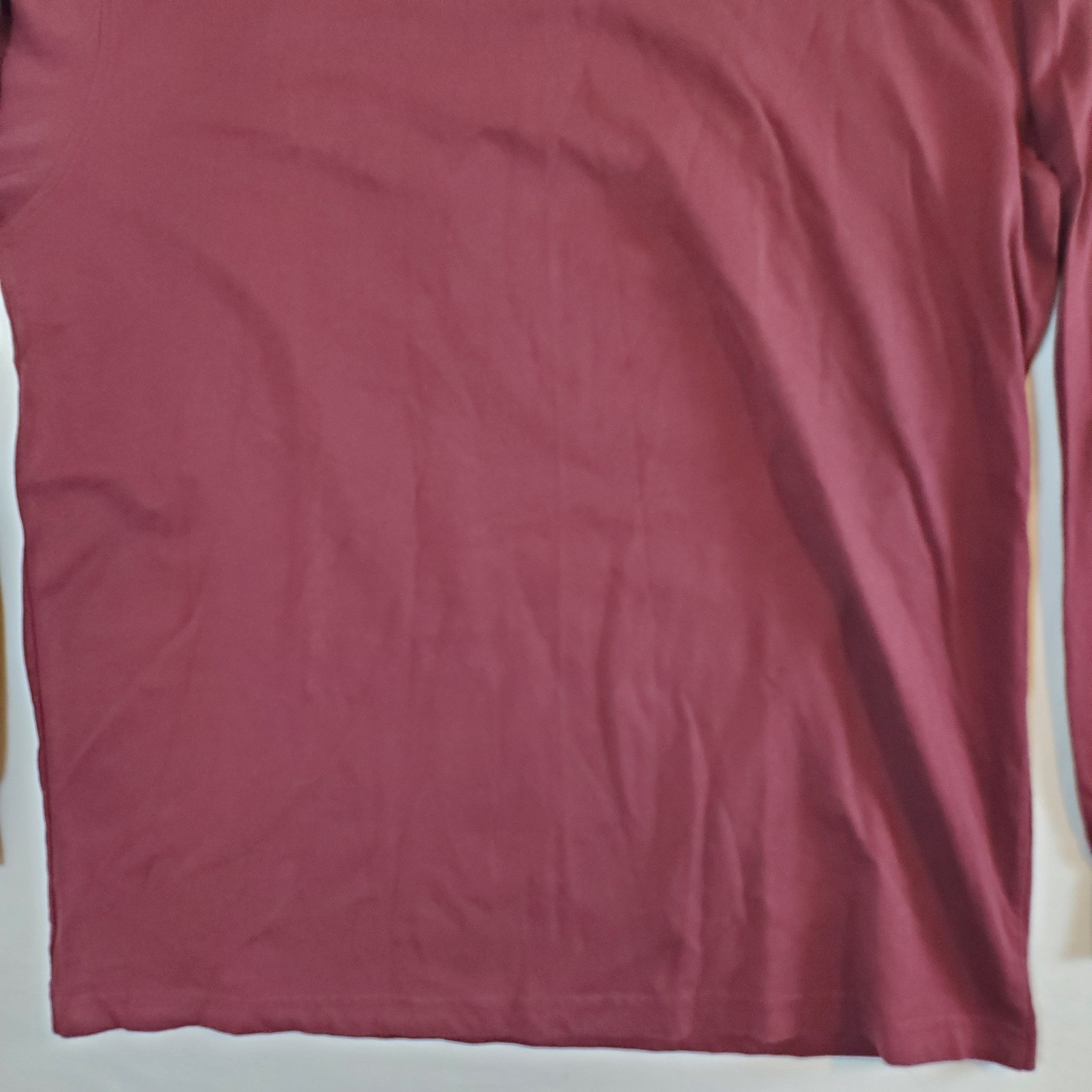 Cabela's Maroon Made in Canada - L Reg High Neck TShirt T Shirt Top Hunting gallery