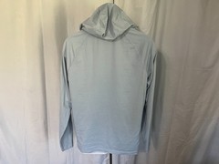 🏃 Rhone Men’s Solid Light Blue Performance Hooded Shirt Medium M EUC 💧