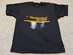 Technics Car Audio Graphic T Shirt 80s Screen Stars Best Large