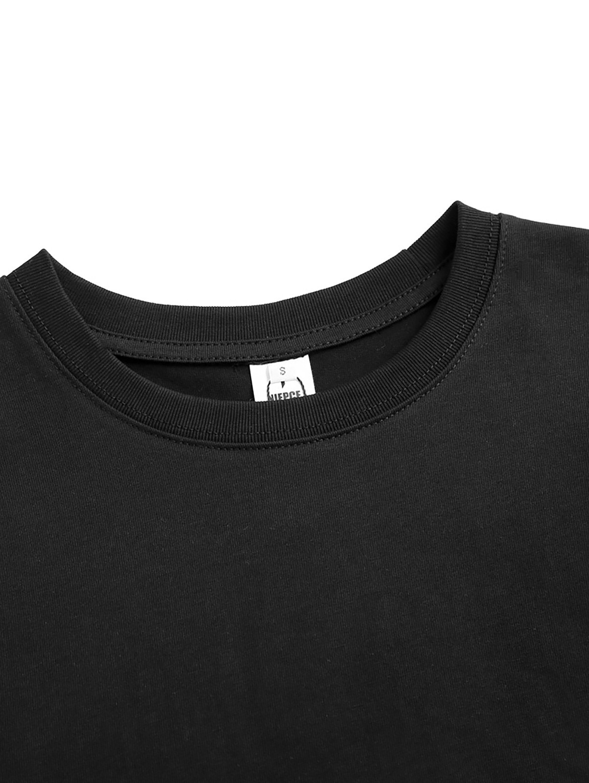 Niepce Streetwear Oni Mask Graphic Tee Japanese Kanji Printed T-shirt for Men gallery