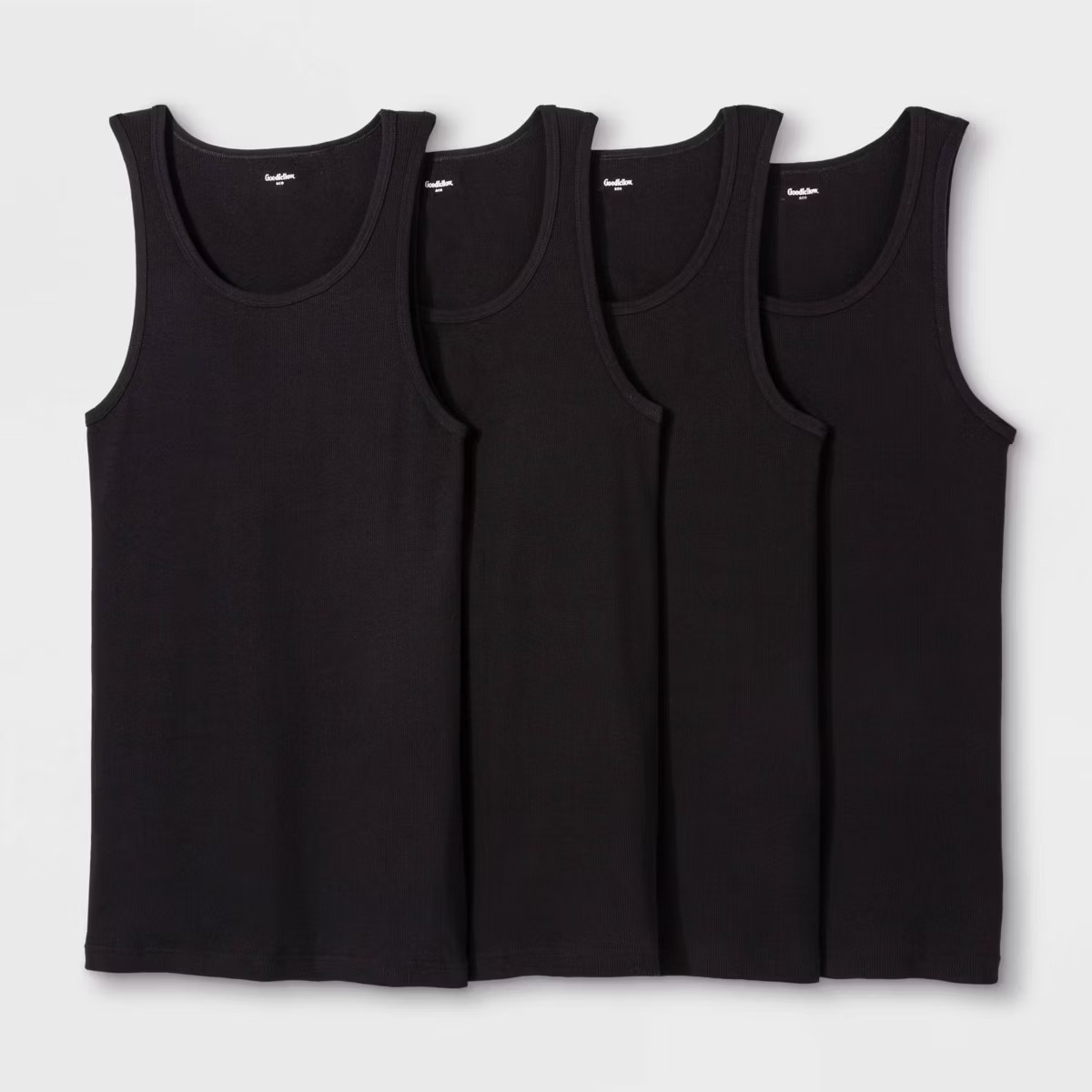 Goodfellow & Co Men's Tank Top, Men's 4pk Ribbed Tank Top - Goodfellow & Co, gallery