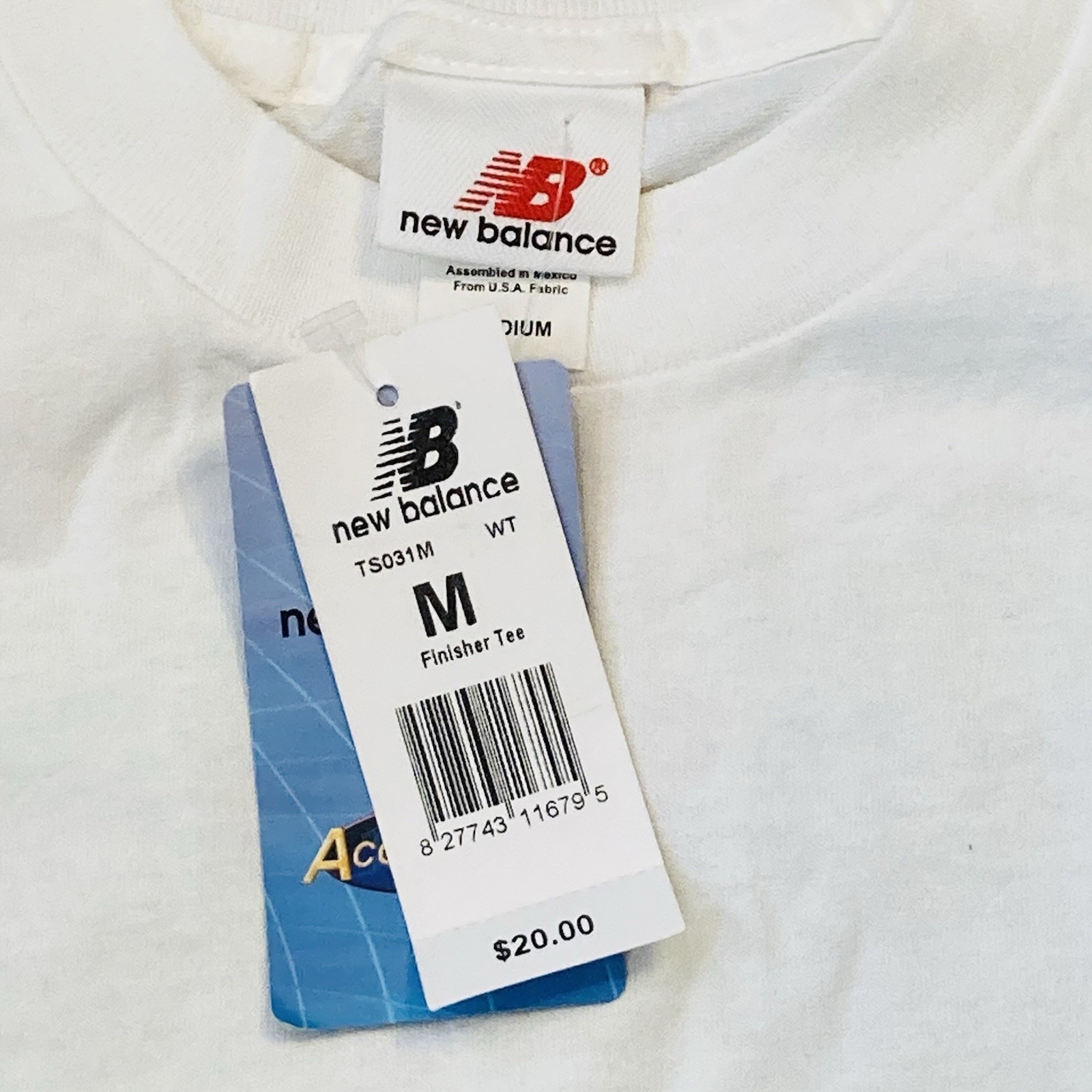 VTG NEW BALANCE 2003 Official Chicago Marathon Finishers Tshirt MEDIUM New Tags gallery