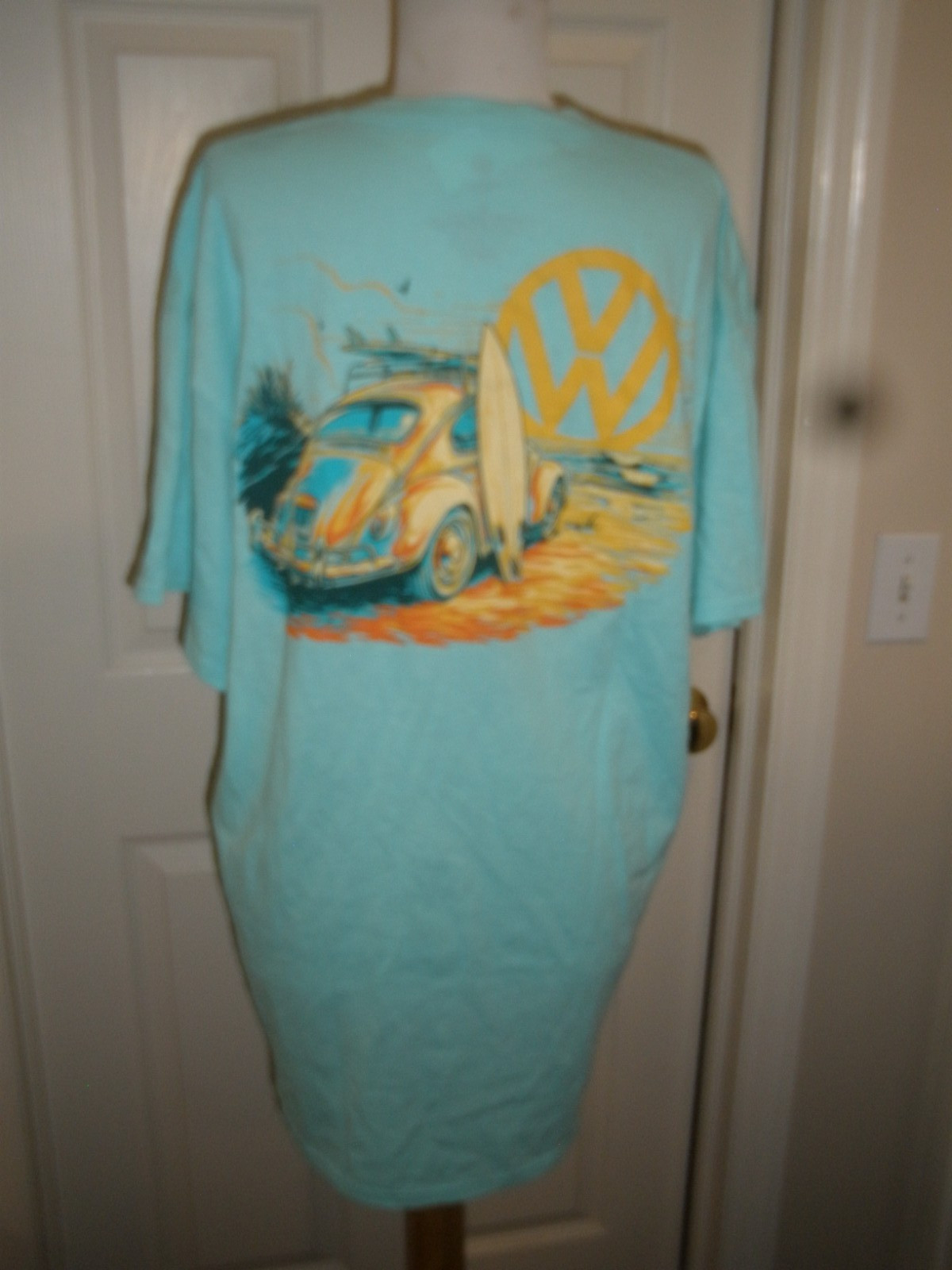 New Adult T-shirt Volkswagen XL Mint Color Official Licensed Beach Surfing (57) gallery