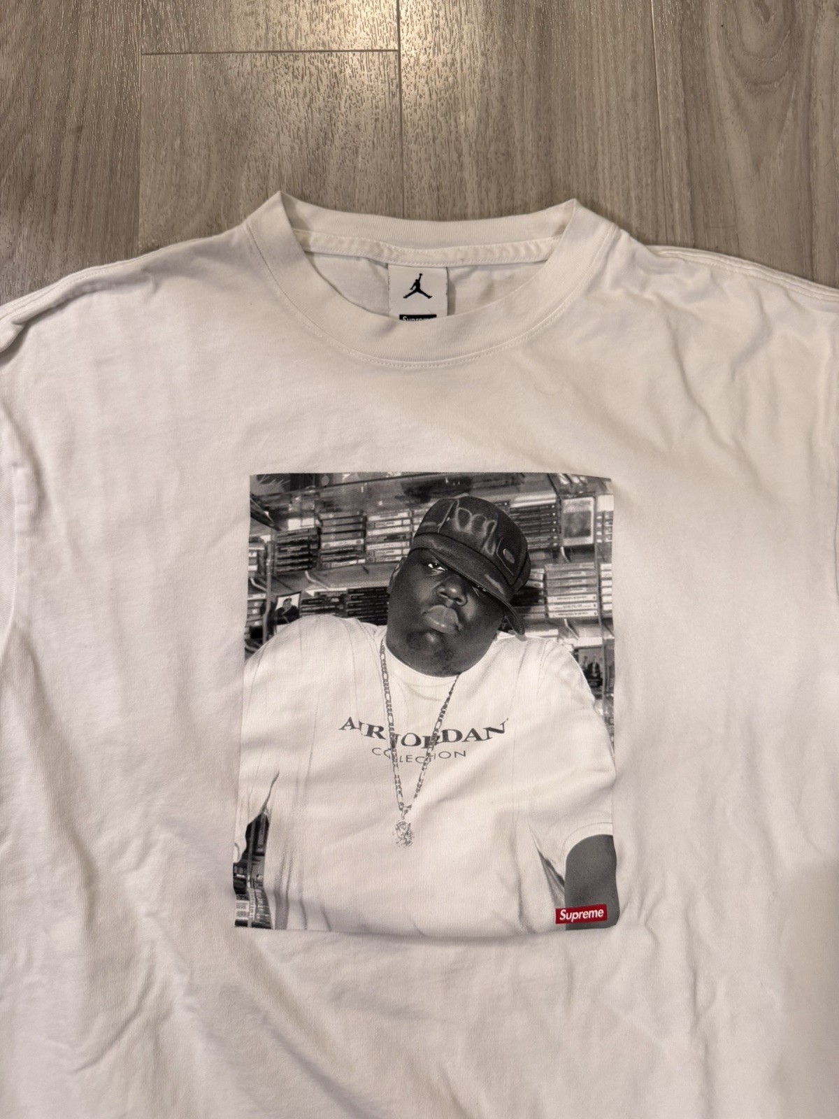 Supreme x Jordan Biggie T Shirt gallery