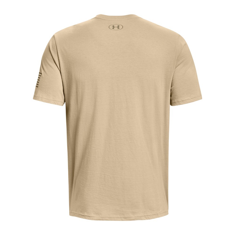 Under Armour 1370811 Men's UA Freedom Logo T-Shirt, Sand/Federal Tan, Medium gallery