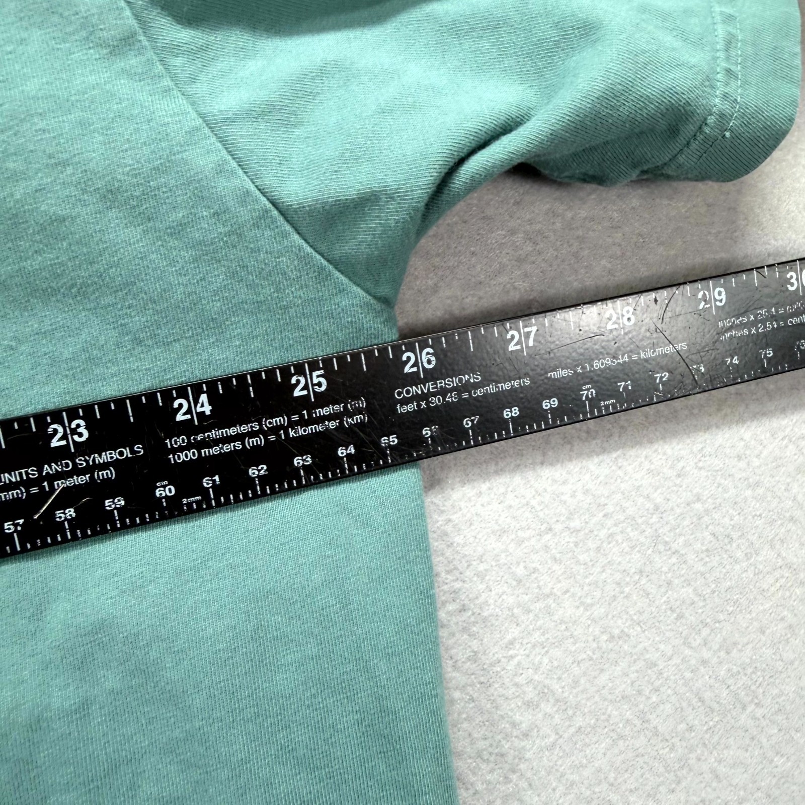 Tomorrows Laundry Classic Essential T-Shirt Mens XXL Teal Everyday Wear Crew gallery