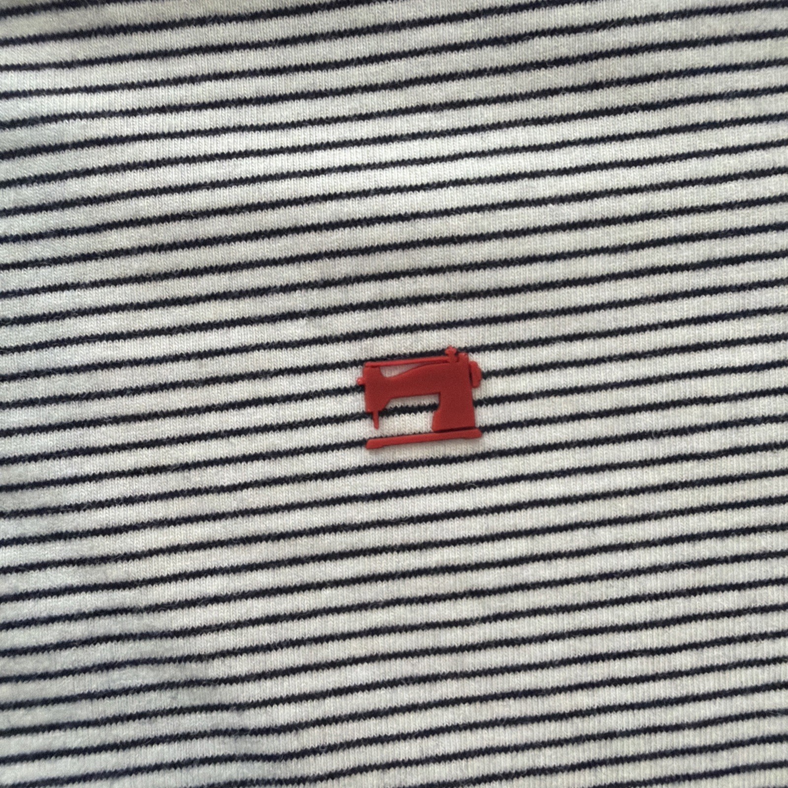 Scotch and Soda Striped Stretch T-shirt Size L Nautical Navy Blue Fisherman core gallery
