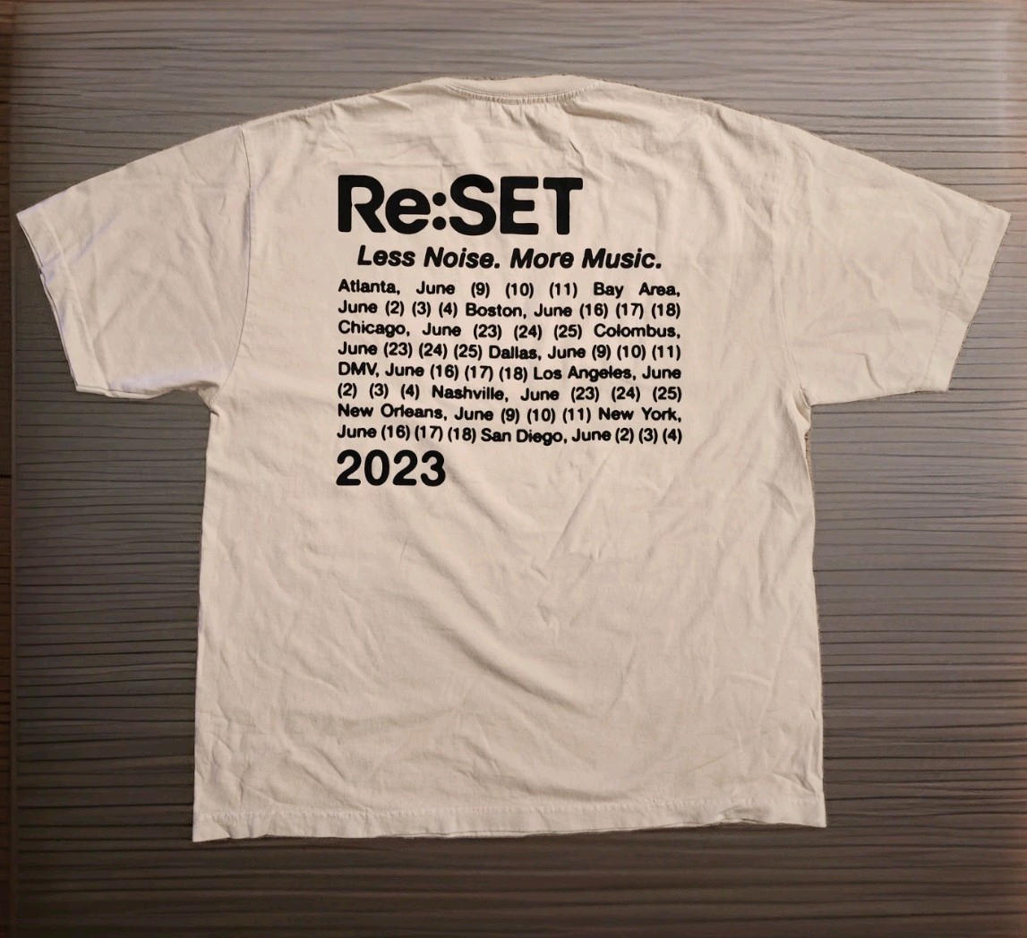 Re:SET Music Featival And Concert Tee Size XL gallery