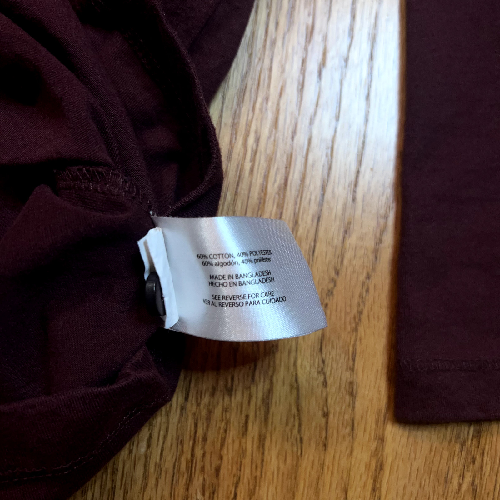 Woolrich Shirt Men's 2XL Maroon Henley Long Sleeve Casual Woven Cotton Blend gallery