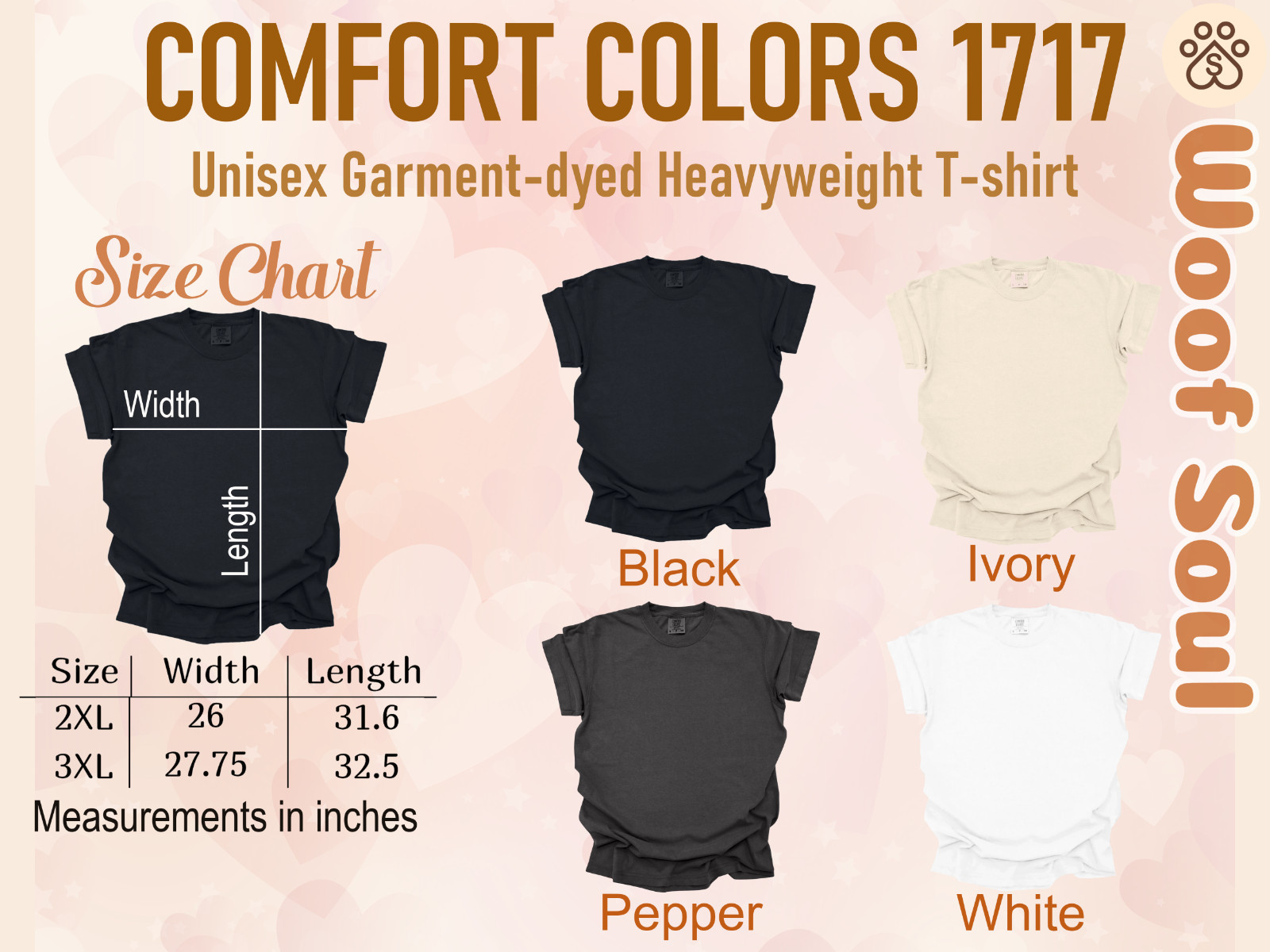 2XL 3XL Gildan 5000 Bella+Canvas 3001 Comfort Colors 1717 Unisex Adult T-shirt gallery