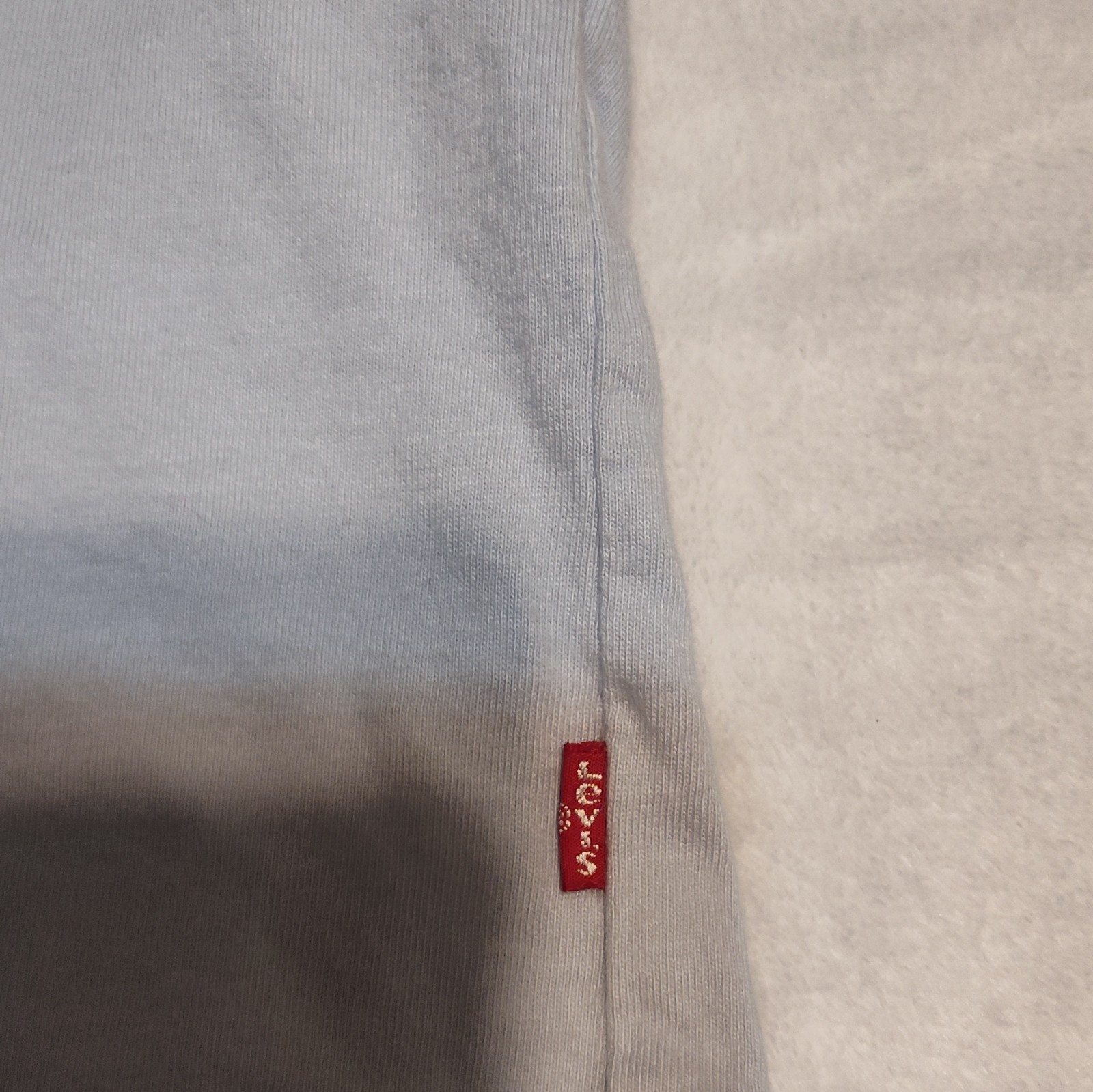 Levi's Men's Gray Graphic Logo Crew Neck Short Sleeve T-Shirt, Size L gallery