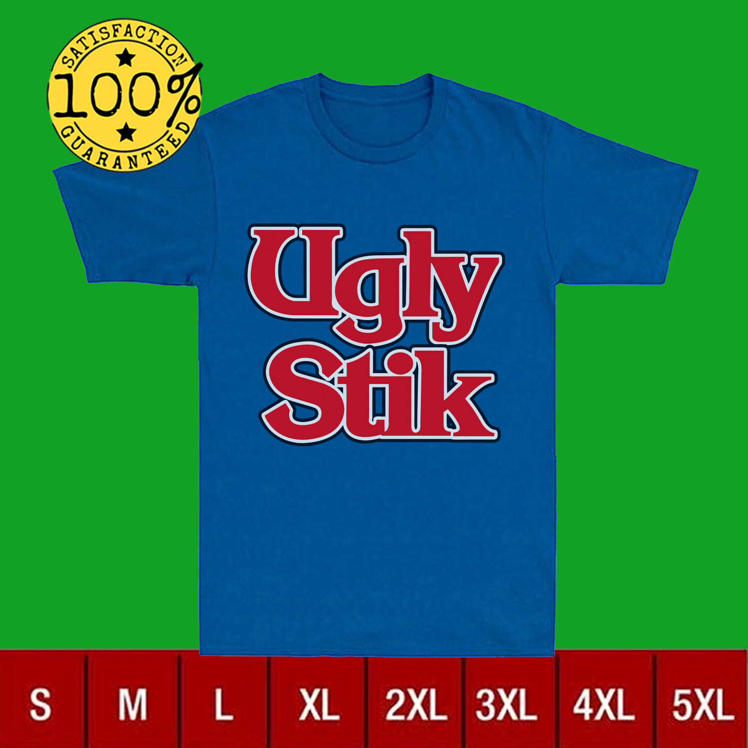 Ugly Stick Fishing Store Logo T-Shirt Funny USA Size S-5XL gallery