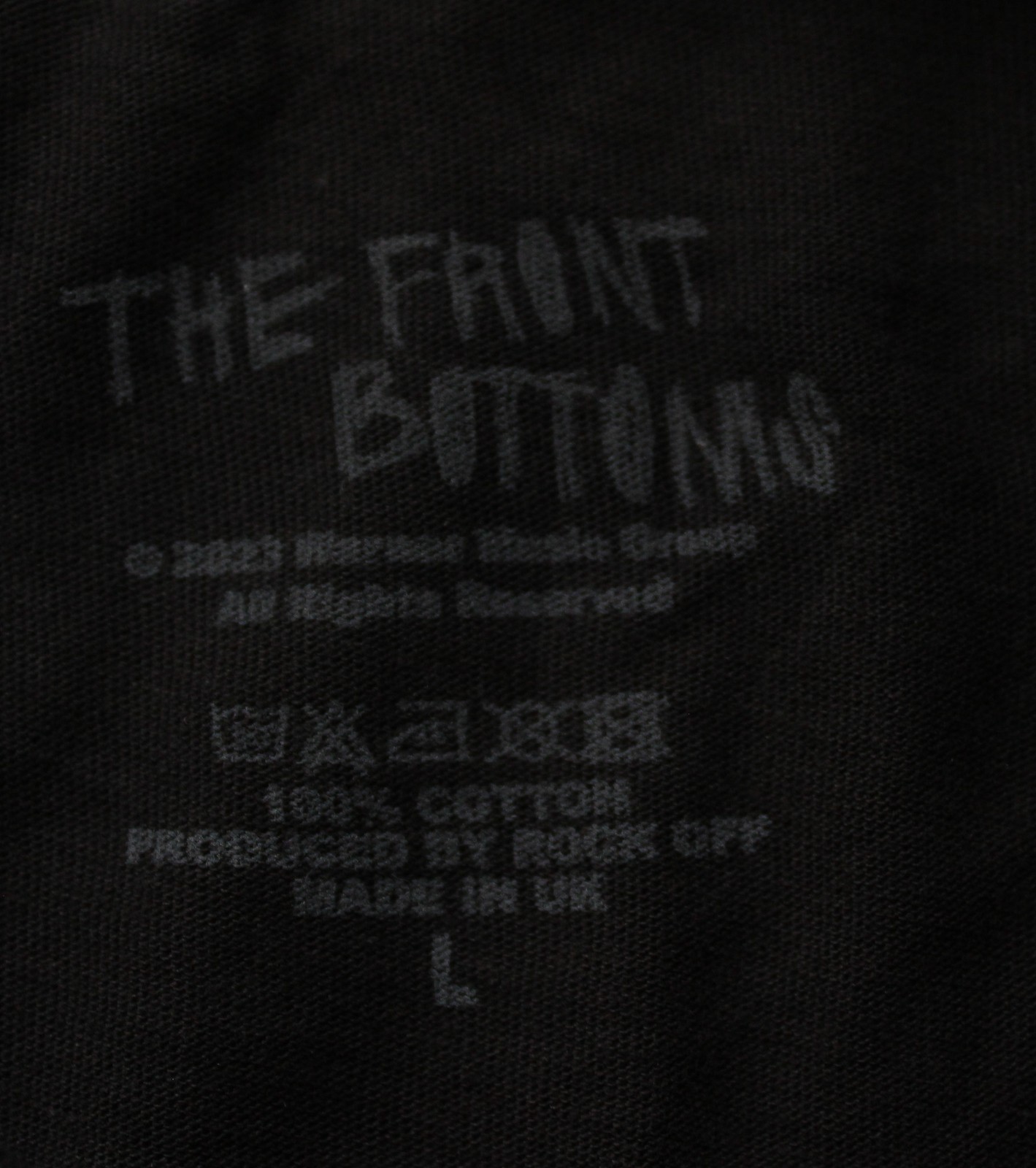 The Front Bottoms Unisex Adult's Circle Hands Graphic T-Shirt EH6 Black Large gallery